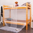 thumbnail image 1 of Children Bunk Beds Valance Student Dormitory Insect Insect Net; Four Net Four Corner Bedding Canopy Bug Repeller Bed Curtain, 1 of 9