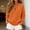 Orange, variant on Only Moment Black Lightweight Long Sleeve Pullover V Neck Fall Outfits Trendy 2026 Long Sleeve Shirts Bussiness Casual Knit Pullover Sweater Tops S