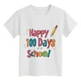 thumbnail image 4 of TAIAOJING 100 Days Of School Tshirt For Toddler School T-Shirt Kids Happy 100th Day Tshirt Boys Girls Tees Tops 12-13 Years, 4 of 4
