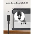 thumbnail image 4 of BENSN Cargador para Bose SoundLink I/II/III / 1/2/3 Bluetooth Altavoz 17V ~ 20V, Cable de Alimentaci&oacute;n para Sound Link Reemplazo Inal&aacute;mbrico P/N: 306386-101, 369946-1300, 301141,, 4 of 5