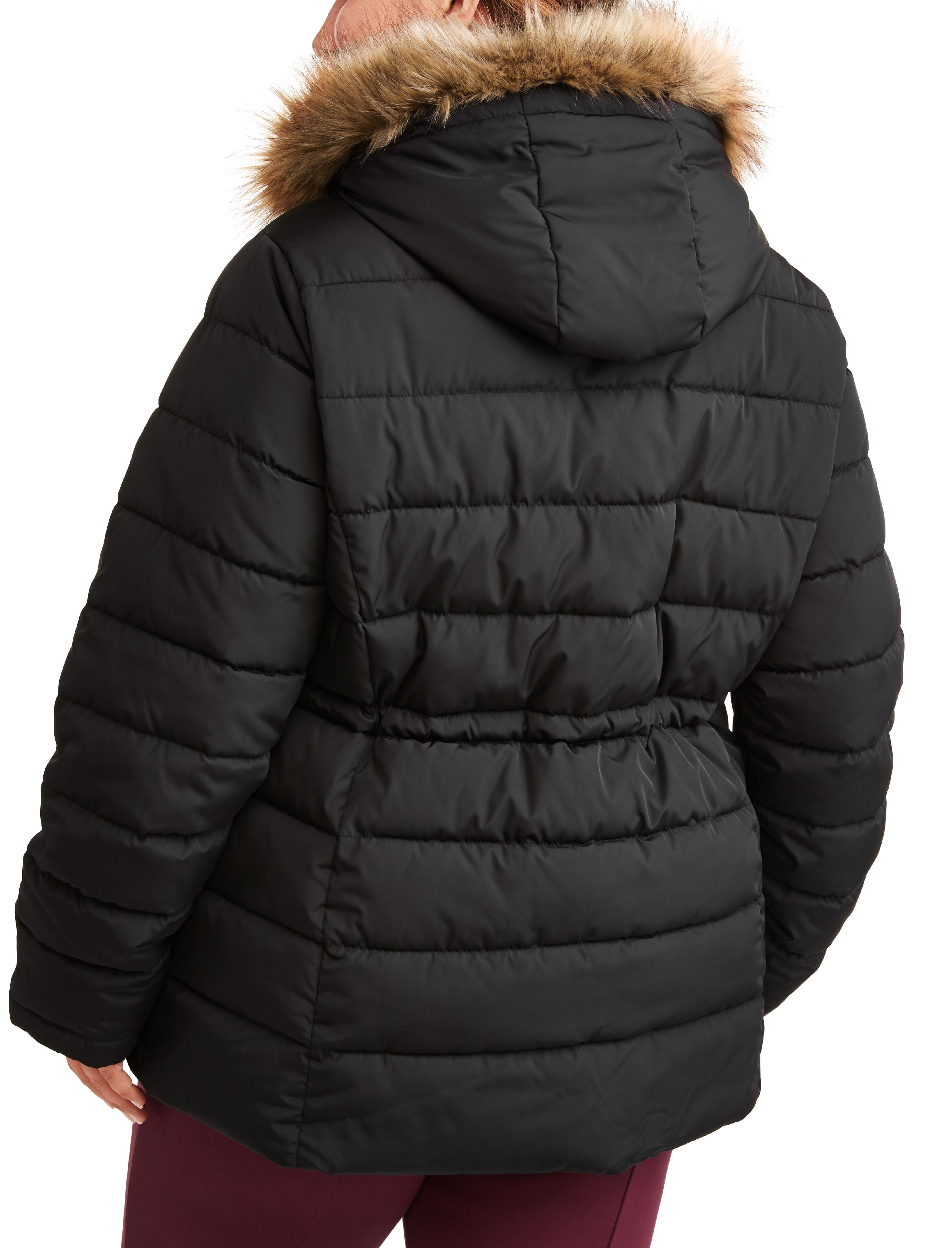walmart plus size puffer coats