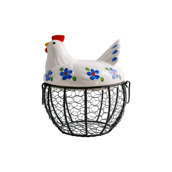 Farmhouse Style Egg Storage Basket/Decorative Kitchen Storage Baskets
