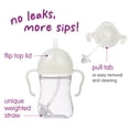 thumbnail image 4 of b.box Sippy Cup with Weighted Straw for Toddlers, Leakproof, 8oz - Glow In The Dark, 4 of 11