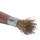 thumbnail image 3 of Steel Wire Brush Wearable Rust Proof Wood Handle Professional Bonsai Cleaning Tool for Potted Plants, 3 of 4