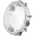 thumbnail image 1 of Yazoeia Tambourin Ajustable 8 Pouces avec Clochettes Double Rangée Tambourin Ton Tambourin Tambourin Instrument de Percussion à Main (Transparent) CJC912-185925, 1 of 9