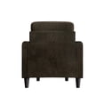 thumbnail image 6 of Home Design Goliad Velvet Armchair with Pocket Spring, Soft Cushions, Clean Lines Design, Brown, 6 of 8