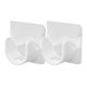 thumbnail image 2 of 2pcs No Drilling Adhesive Curtain Rod Hook Shower Curtain Rod Holder Tension Rod Bracket, 2 of 2