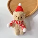 thumbnail image 3 of LLavero de oso de peluche Kawaii de 15cm para niña, muñeco de peluche de dibujos animados, colgante de bolsa, regalos de navidad, 3 of 5