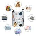 thumbnail image 6 of Goofa Cartoon Planets Printed Circular Hamper,Laundry Basket with Handles,Storage Baskets Foldable,Large Capacity Laundry Hamper-Medium, 6 of 8