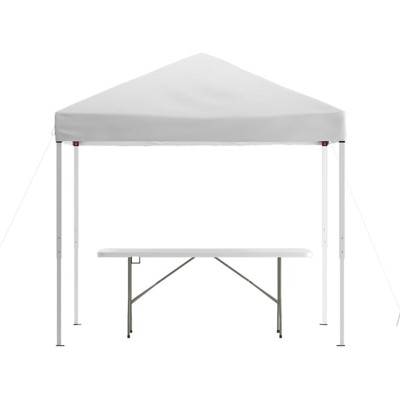 Flash Furniture Outdoor Bundle Tailgate Tent Set 2 Piece (JJGZ88183ZWH)