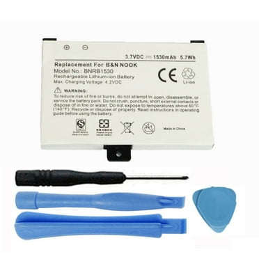 1530mAh BNRB454261 BNRB1530 Battery Barnes & Noble Nook Classic BNRV100 BNRZ100