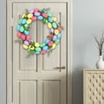 thumbnail image 5 of Junepar Easter Wreaths for Front Door 11" Boho Grapevine Easter Spring Door Wreath with Colorful Eggs for Indoor Outdoor Window Mantel Farmhouse Wall Party Decor, 5 of 7