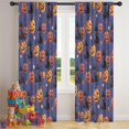 thumbnail image 5 of Blackout Kids Curtains,Magical Pumpkin Castle Halloween Pattern Childrens Insulated Curtains Set Of 2,Bedroom Essentials,Toddler Room Decor 42"x84", 5 of 5