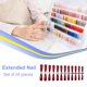 thumbnail image 3 of Seitruly 24 piezas Extra largas Prensa en uñas Artificial DIY Sólido Duradero Francés Elegante Uñas acrílicas para salones de manicura Arte Cubierta Juegos de manicura 1vino tinto Seitruly CE011405-01, 3 of 6