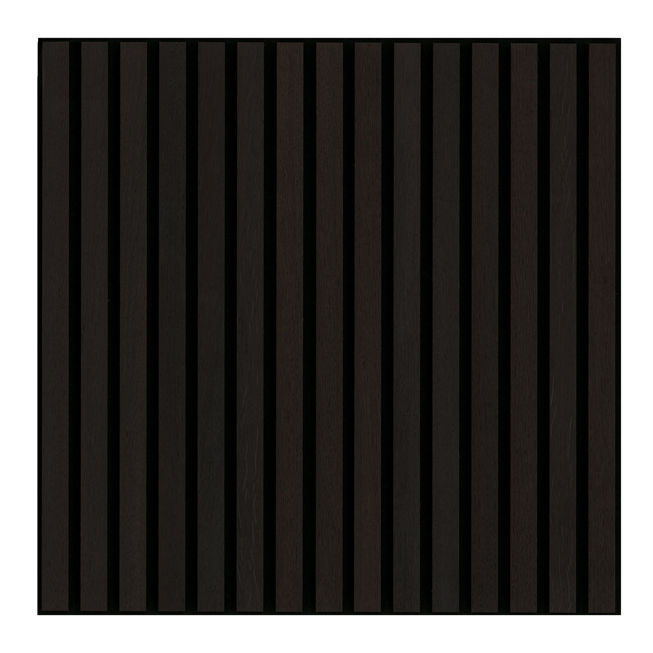 MSI 24 in. x 24 in. Harmony Espresso Wood Veneer Sound Absorbing Acoustic Wood Slat Wall Panel (2 Pack / 8 sq. ft.)