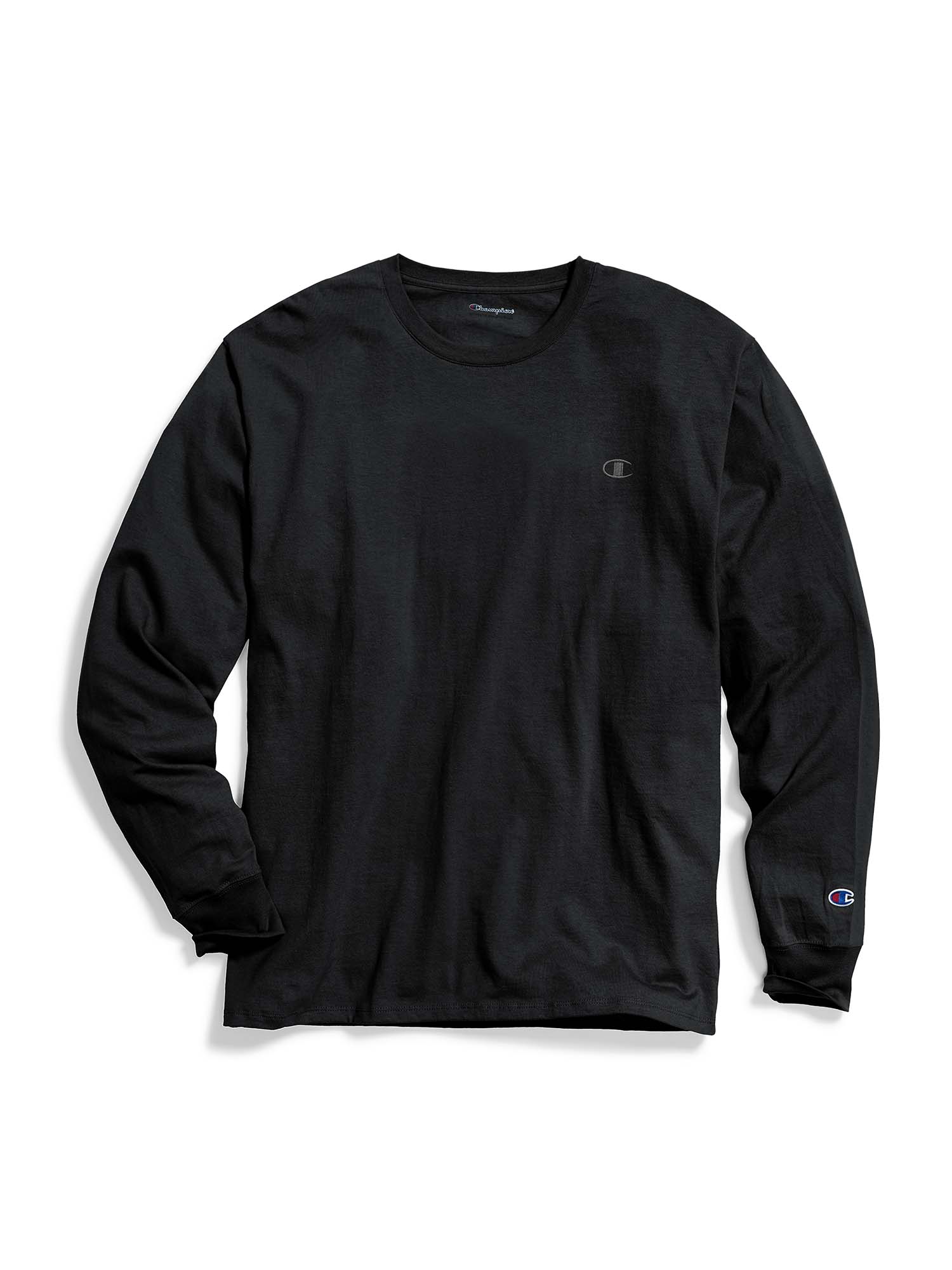 Champion Men's and Big Men's Classic Solid Jersey Long Sleeve T-Shirt, Sizes S-2XL - image 5 of 7