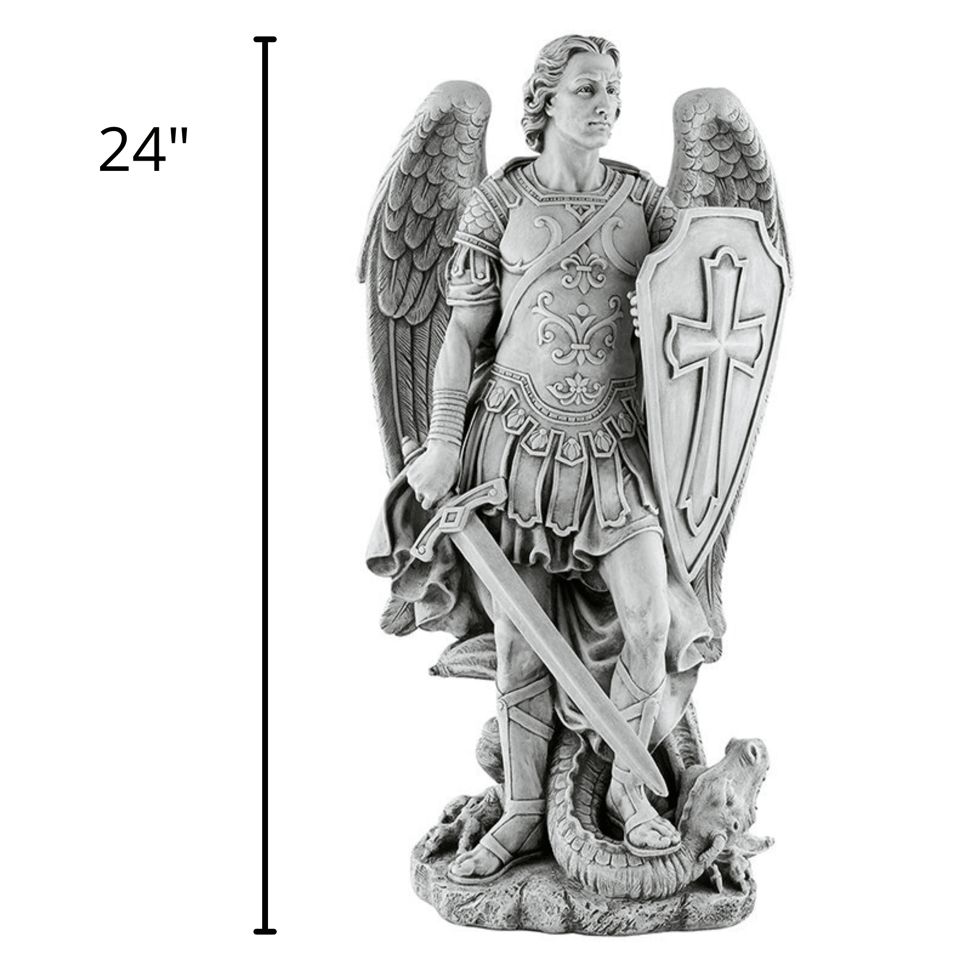 Saint Michael the Archangel 24 Inch Religious Statue - Walmart.com