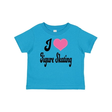 

Inktastic I Love Figure Skating Gift Baby Girl T-Shirt