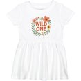 thumbnail image 3 of Inktastic Wild One Floral First Birthday Girls Baby Dress, 3 of 5