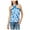 Blue - medblue, variant on I-N-C Womens Lace Print Halter Top Shirt, Blue, X-Large