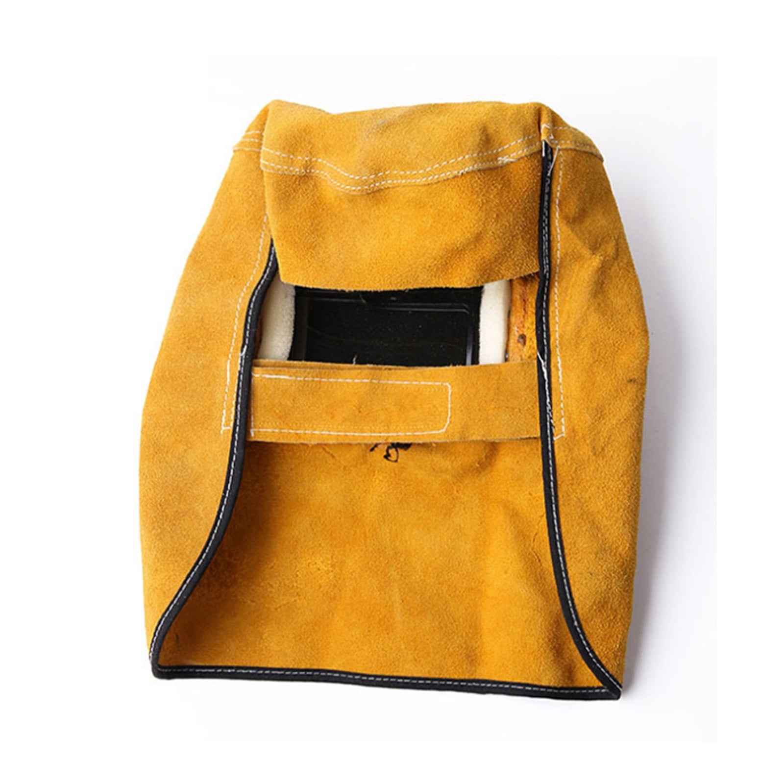 Leather Welding Helmet Auto-Darkening Filter Lens Face Mask Breathable Welder Security Protection Hood Helmet Welding Protector ,Widely Use