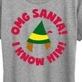 thumbnail image 3 of ELF - Christmas Family Set Omg Santa - Women's Short Sleeve Graphic T-Shirt, 3 of 5