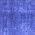 thumbnail image 1 of Ahgly Company Machine Washable Indoor Square Oriental Blue Industrial Area Rugs, 6' Square, 1 of 4