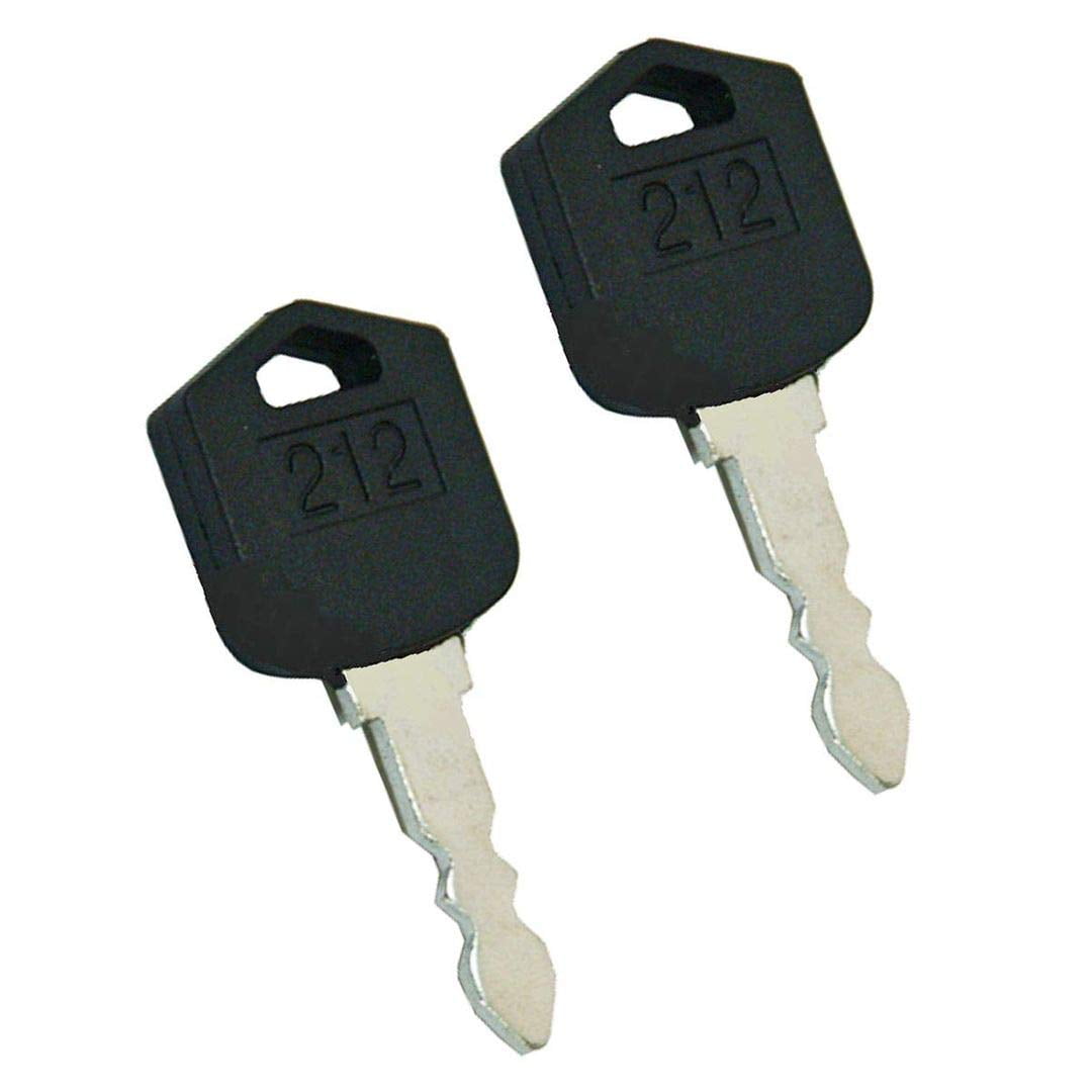 2 212 2 Pack Ignition Keys for Doosan Daewoo Forklift D25 D35 G25 G35 Part # D554212 