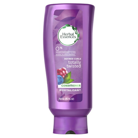 Herbal Essences Totally Twisted Curly Hair Conditioner with Wild Berry Essences, 23.7 fl