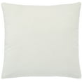 thumbnail image 2 of Peppermint Home Plush Front and Back Velvet Decorative Pillow Cover, 22"x 22", Ivory, 2 of 5