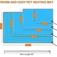 thumbnail image 4 of Extra Large Outdoor Pet Heating Pad for Dog & Cat, All-Round Waterproof Heated Cat Dog Bed for, 4 of 5