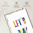 thumbnail image 6 of Elephant Stock Nursery Play All Day Wall Art - Vertical Canvas Wall Art - Living Room Wall Decor - Kids And Nursery Canvas - White And Blue Decor - 16" x 24", 6 of 8