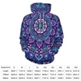 thumbnail image 2 of Mandala Purple Oversized Hoodies for Women Pullover Womens Clothes with Pocket Mens Ultimate Pullover Hoodie Sweatshirt S-6XL, 2 of 8