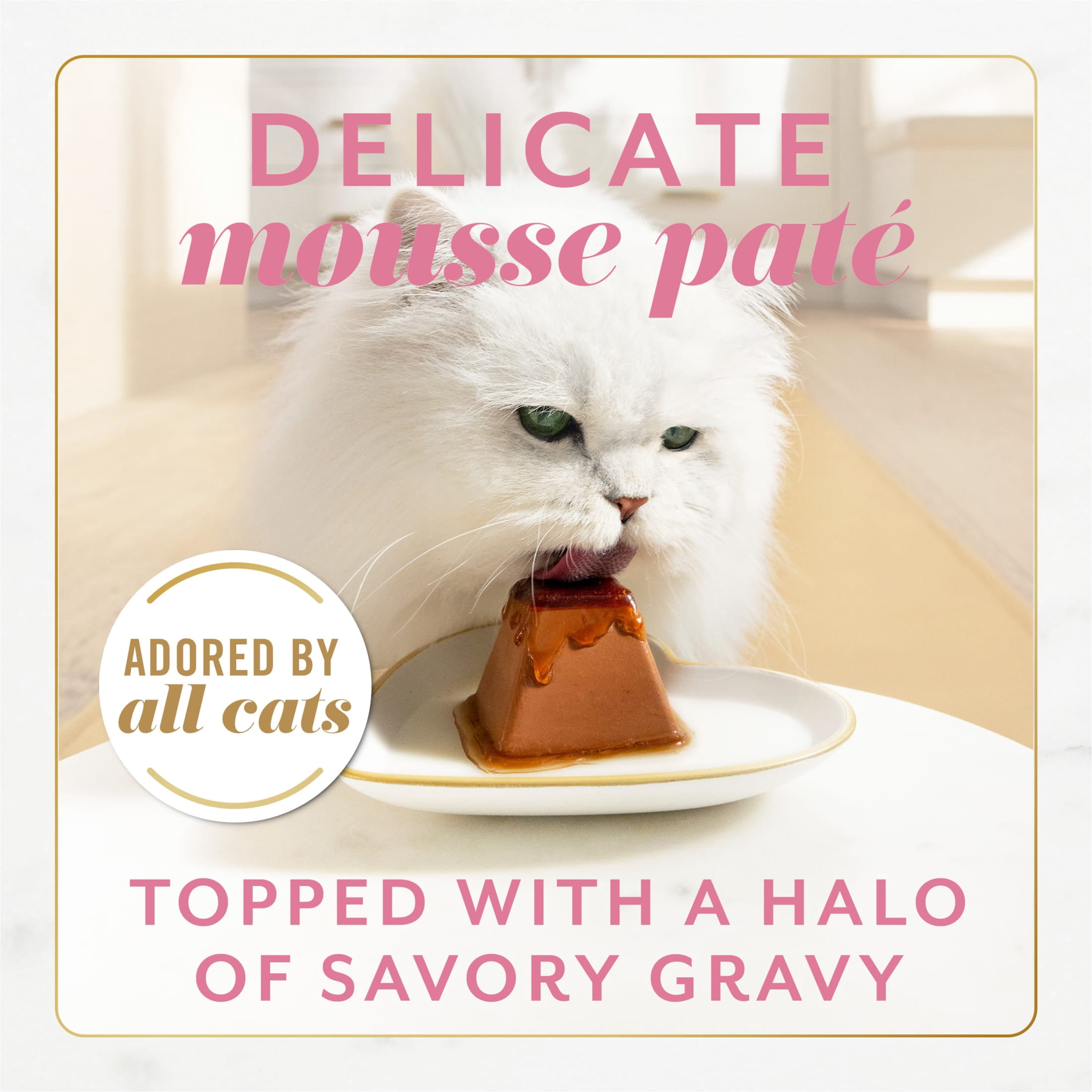 (12 pack) Purina Fancy Feast Gems Salmon Flavor Mousse Pate Wet Cat Food, 2 oz Tubs