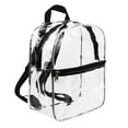 thumbnail image 5 of Carry on Travel Backpack Transparent Mini Pvc 30x25x12cm for Students, Backpack Travel Bag Adjustable Shoulder Strap, 5 of 5