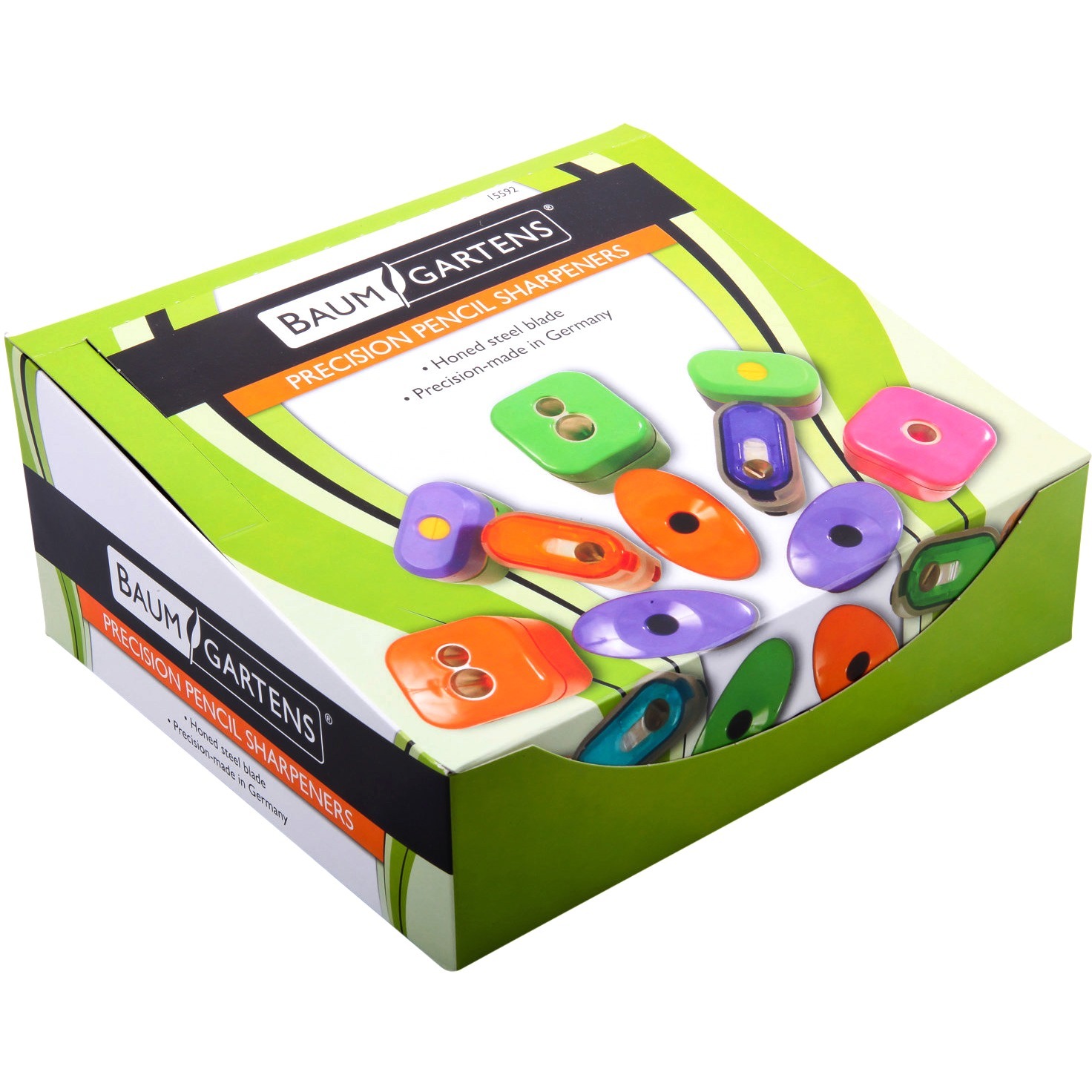 Baumgartens Retail Display Kit Pencil Sharpener Assorted Colors (15592)
