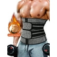 thumbnail image 1 of QRIC Sauna Waist Trainer for Men Long Torso Plus Size Sweat Belts Zipper Bones Workout Trimmer Neoprene Waist Cincher Body Shaper, 1 of 6