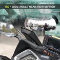 thumbnail image 1 of Extensión universal para parabrisas de motocicleta, espejo retrovisor gran angular, 1 of 8