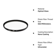 Hoya HD3 UV Light Protector Made with Lightweight, 4x Harder Optical Glass and Aircraft-Grade Aluminum Filter Frame