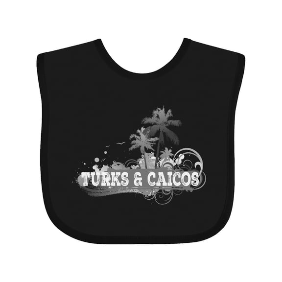 Inktastic Turks and Caicos Islands Boys or Girls Baby Bib