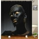 thumbnail image 3 of Juego de 4 cortinas de ducha afroamericanas, diseño de animales de safari del Rey León, mujer afroamericana, reina melanina, niña negra, decoración de baño, cortina de ducha de tela impermeable,, 3 of 7