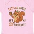 thumbnail image 4 of Inktastic 1st Birthday Squirrel Let's Go Nuts Party Theme Boys or Girls Baby Bodysuit, 4 of 5