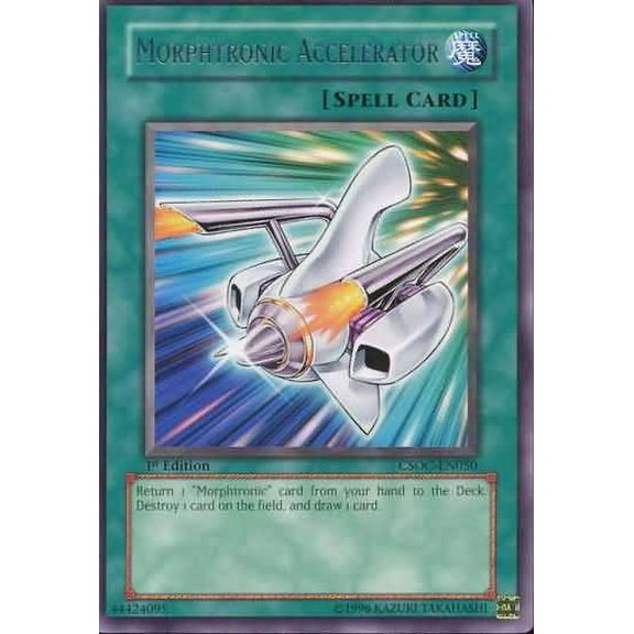 YuGiOh Crossroads of Chaos Rare Morphtronic Accelerator CSOC-EN050