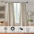 thumbnail image 2 of Cortina de ventana Elrene Home Fashions Brighton Blackout Linen, 2 of 7