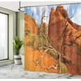 thumbnail image 5 of Ambesonne Nature Shower Curtain, Grand Cany Monument, 69"Wx84"L, Orange Blue, 5 of 5