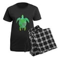 thumbnail image 5 of CafePress - GREEN SEA TURTLE Pajamas - Women's Short Sleeve Print T-Shirt and Pants Dark Cotton Pajama Set, 5 of 7