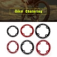 thumbnail image 1 of Juego de bielas de plato ancho estrecho para bicicleta, rueda de cadena simple redonda ovalada para MTB, 1 of 7