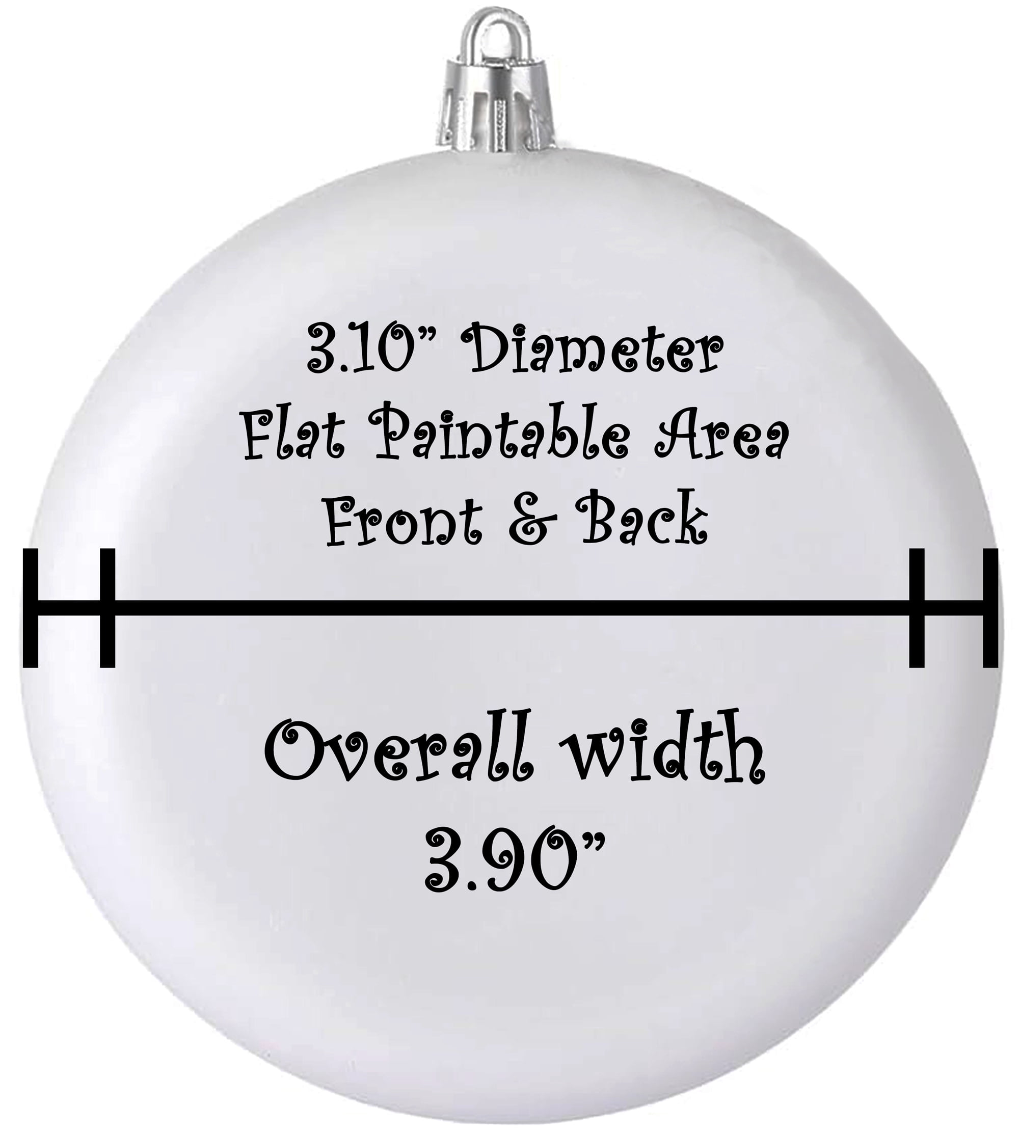 Sleetly DIY Christmas Ornaments Set for Kids and Adults - DIY Crafts, Painting, Drawing, Stickers, Decals, Large 4 inch, Matte Blank Flat Disc, Stencils Included, Assorted Colors, Set of 12