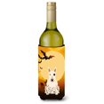 thumbnail image 1 of Halloween Bull Terrier White Wine Bottle Beverge Insulator Hugger, 1 of 1