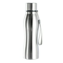 ievspot 1 Pcs 750ml Portable Single Wall Stainless Steel Water Bottle Outdoor Sports Drink Cup